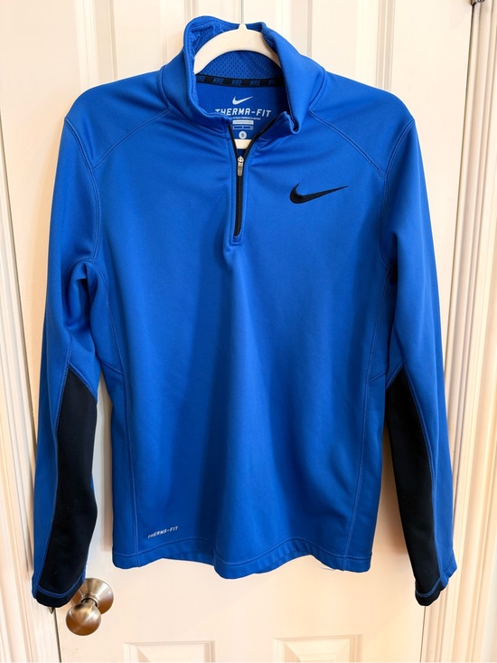Nike Other - Nike Blue and Black Therma-Fit Half-Zip Performance Jacket, Men’s- Small